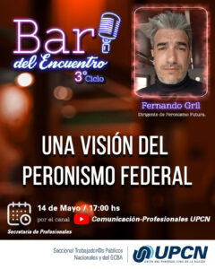 Fernando Gril. Dirigente de Peronismo Futura. 